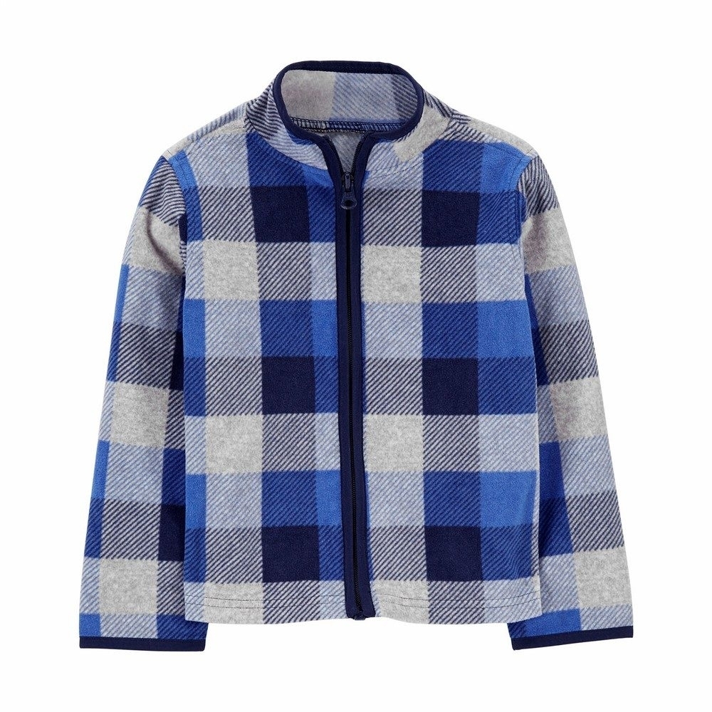 OshKosh B'gosh Blue and White Plaid Jacket